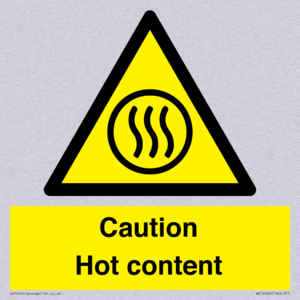 Caution Hot content